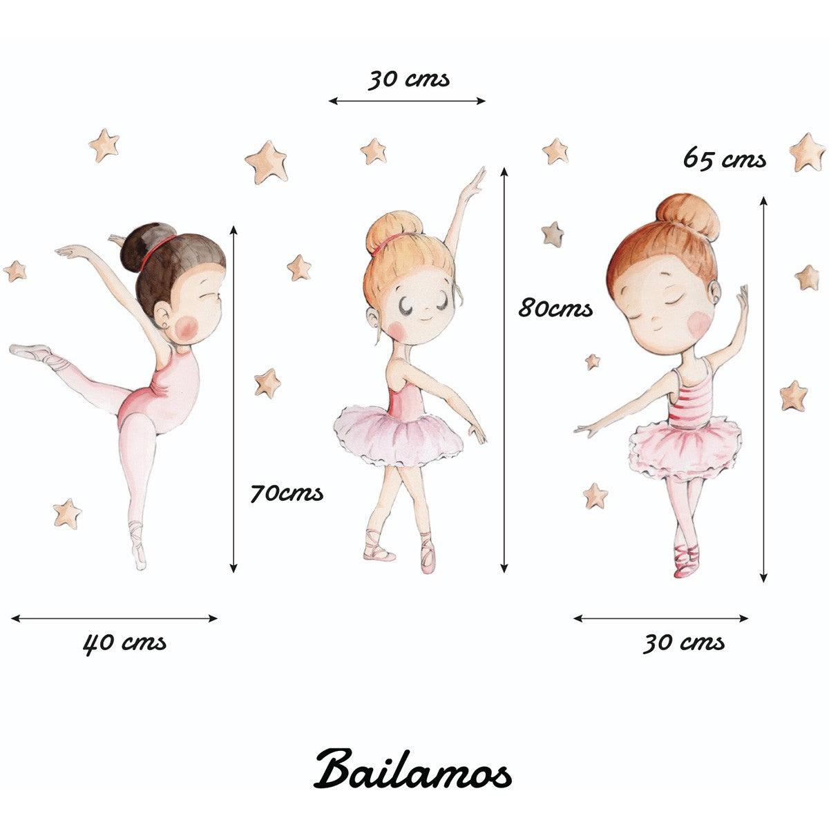Vinilo Infantil Bailamos Sueños Cigüeña - Nanetes #
